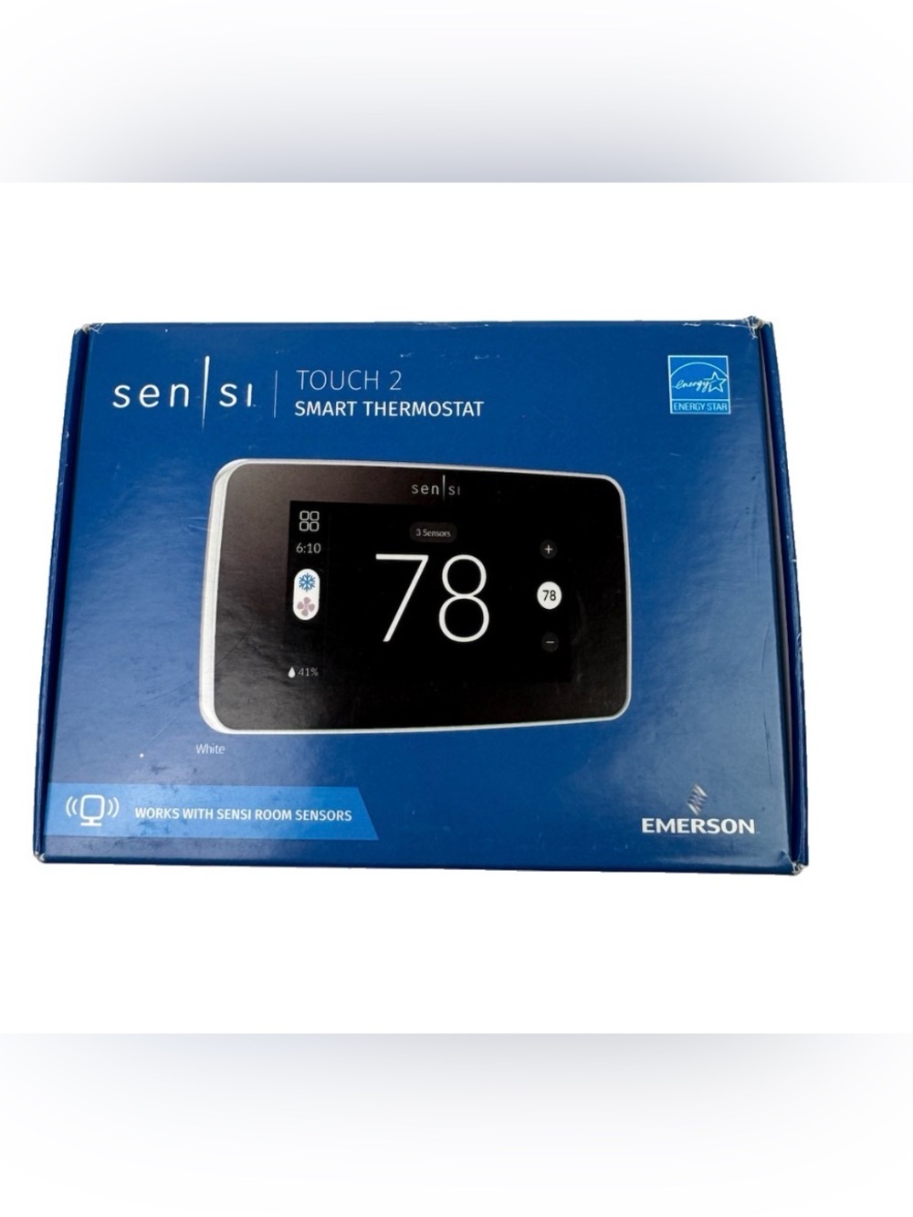 Emerson Sensi Touch 2 Smart Wi-Fi Thermostat ST76WU Touchscreen Sealed NIB READ